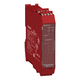 XPSMCMDO0008C1 – 8 digital output PL c, SIL1 expansion modules with screw term
