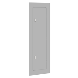 HOMCMF60UC – Replacement cover, Homeline, for 60 space load center, mono flat, combination flush and surface, gray