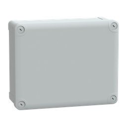 NSYTBP24198 – PC box IP66 IK08 RAL7035 Int.H225W175D80 Ext.H241W194D194 opaque PC cover H20