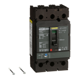 JDL36200SA – Circuit breaker, PowerPacT J, 200A, 3 pole, 600VAC, 14kA, lugs, thermal magnetic, 80%, shunt