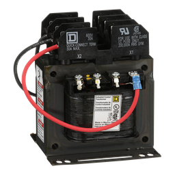9070TF100D20 – Industrial control transformer, Type TF, 1 phase, 100VA, 208/230/460V primary, 115V secondary, 50/60Hz