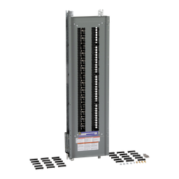 NQ484L2 – Panelboard interior, NQ, main lugs, 225A, Al bus, 84 pole spaces, 3 phase, 4 wire, 240VAC, 48VDC