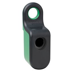 ZBRM21 – Empty handy box for mobile use, Harmony XB5R, plastic, green, 1 cut out