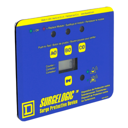 TVS3DSPHIC – Surge protection accessory, Surgelogic, TVSS display kit, 3 phase, I-Line, counter