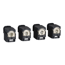 LV429260 – Aluminium bare cable connectors, ComPacT NSX, for 1 cable 120mm² to 185mm², 250A, set of 4 parts