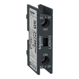LADN10 – Auxiliary contact block, TeSys Deca, 1NO, front mounting, screw clamp terminals