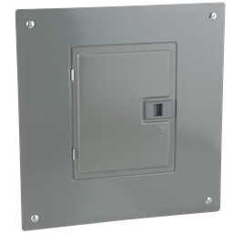 HOM816M100PC – Load center, Homeline, 1 phase, 8 spaces, 16 circuits, 100A convertible main breaker, PoN, NEMA1, combo cover