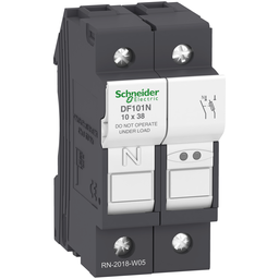 DF101N – Fuse carrier, TeSys DF, 1P N, 32A, 690VAC, fuse size 10×38 mm