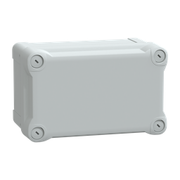 NSYTBP191210H – PC box IP66 IK08 RAL7035 Int.H175W105D100 Ext.H192W121D105 opaque PC cover H40