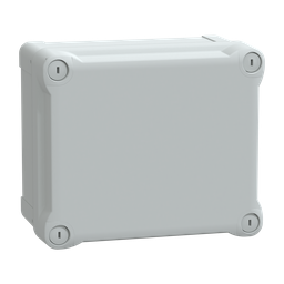 NSYTBS191610H – ABS box IP66 IK07 RAL7035 Int.H175W150D100 Ext.H193W164D105 Opaque cover H40