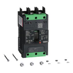 BDM36020 – Circuit breaker, PowerPacT B, 20A, 3 pole, 600Y/347VAC, 14kA, lugs, thermal magnetic, 80%