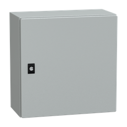 NSYCRN44200P – PanelSeT CRN plain door with mount.plate. H400xW400xD200 IP66 IK10 RAL7035..