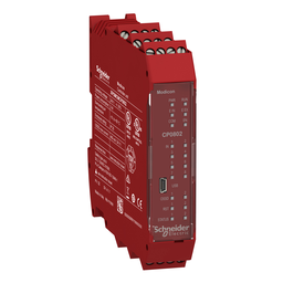 XPSMCMCP0802 – controller, Modicon MCM, 8 inputs 2 outputs, monitors expansion modules, screw