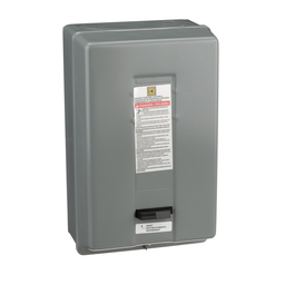 8911DPSG53V06 – Starter, Definite Purpose, nonreversing, 50A, 3 pole, 3 phase, 440/480VAC 50/60Hz coil, melting alloy overload, NEMA 1