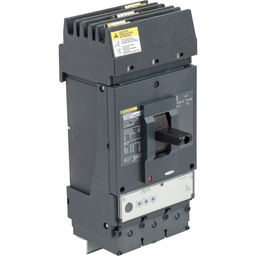 LLA36400U33X – Circuit breaker, PowerPacT L, 400A, 3 pole, 600VAC, 50kA, I-Line, MicroLogic 3.3S, 80%, ABC
