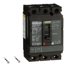 HLL36125 – Circuit breaker, PowerPacT H, 125A, 3 pole, 600VAC, 50kA, lugs, thermal magnetic, 80%