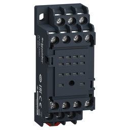 RXZE1M4C – socket, Harmony Electromechanical Relays, for RXM2LB RXM4LB relays,7A, screw clamp socket, mixed contact terminal