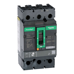 JGM36250 – Circuit breaker, PowerPacT J, 250A, 3 pole, 600VAC, 18kA, lugs, thermal magnetic, 80%