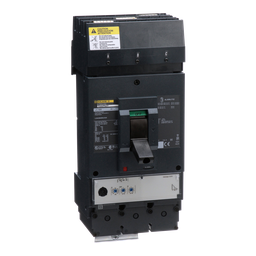 LGA36400U33X – Circuit breaker, PowerPacT L, 400A, 3 pole, 600VAC, 18kA, I-Line, MicroLogic 3.3S, 80%, ABC