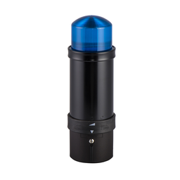 XVBL8B6 – Complete beacon, Harmony XVB Universal, blue strobe, 70mm, 10 joules, 24V AC/DC