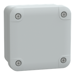 NSYTBP885 – PC box IP66 IK08 RAL7035 Int.H80W80D65 Ext.H89W89D51 opaque PC cover H10