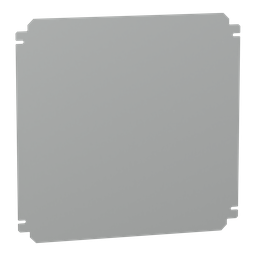 NSYMM44SB – Plain mounting plate H400xW400mm made of galvanised sheet steel