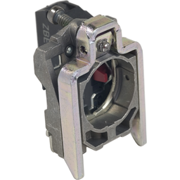 ZB4BZ1029 – Complete body contact assembly, Harmony XB4, single contact block with body fixing collar, 1NC spring clamp terminal