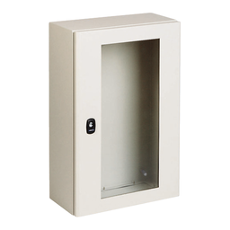 NSYS3DM7515T – PanelSeT S3DM H700xW500xD150.IP66 IK10 RAL7035. top and bottom.