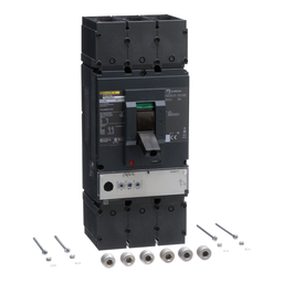 Square D LGL36400CU31X 3-Pole 400 Amp 600 Volt Electronic Trip Molded Case Circuit Breaker
