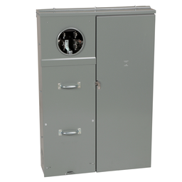 SU3040D400FB – Homeline All In One combination service entrance device, semi flush, ringed socket, manual bypass, UG, 400 A, 30 spaces