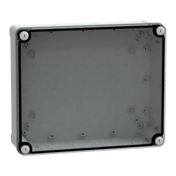 NSYTBS29248T – ABS box IP66 IK07 RAL7035 Int.H275W225D80 Ext.H291W241D88 Transp.cover H20