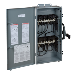 DTU463 – Safety switch, double throw, non fusible, 100A, 600V, 4 pole, 100HP, NEMA 1