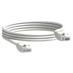 TRV00803 – Communication cable, ComPacT, MasterPact, 2 x RJ45 male connectors, 0.3m length, set of 10 parts