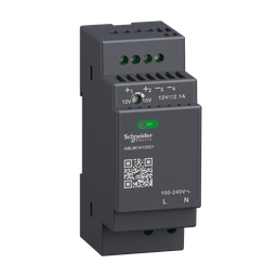 ABLM1A12021 – Regulated Power Supply, 100 to 240V AC, 12V, 2.1A, single phase, Modular