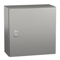 NSYS3X3315 – Wall mounted enclosure, PanelSeT S3X, stainless steel 304L, plain door, 300x300x150mm, IP66
