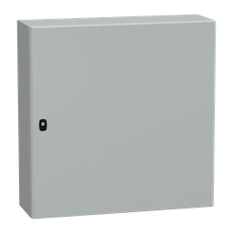 NSYS3D8825 – Wall mounted steel enclosure, PanelSeT S3D, plain door, without mounting plate, 800x800x250mm, IP66, IK10
