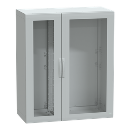 NSYPLA15126TG – Floor standing polyester enclosure, Thalassa PLA, glazed door, completely sealed, 1500x1250x620mm, IP65, IK08