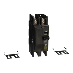 QOU215H – Mini circuit breaker, QOU, 15A, 2 pole, 240 VAC, 10kA