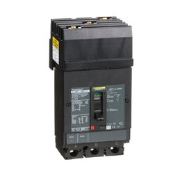 HJA36040 – Circuit breaker, PowerPacT H, 40A, 3 pole, 600VAC, 25kA, I-Line, thermal magnetic, 80%, ABC