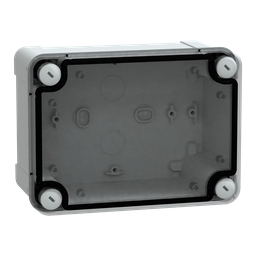 NSYTBP16128T – PC box IP66 IK08 RAL7035 Int.H150W105D80 Ext.H164W121D87 Transp.cover H20