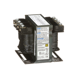 9070T100D52 – Transformer, Type T, industrial control, 100VA, 1 phase, 380/400/415V primary, 12/24V secondary, 55C rise