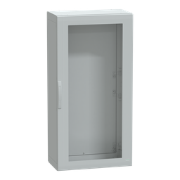NSYPLA1574TG – Floor standing polyester enclosure, Thalassa PLA, glazed door, completely sealed, 1500x750x420mm, IP65, IK08