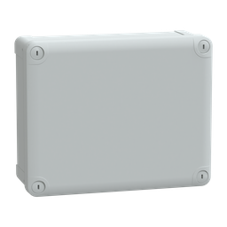 NSYTBS24198 – ABS box IP66 IK07 RAL7035 Int.H225W175D80 Ext.H241W194D194 Opaque cover H20