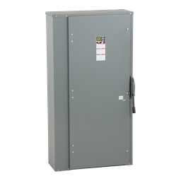 H368N – Safety switch, heavy duty, fusible, 1200A, 3 pole, 500hp, 600VAC/DC, neutral factory installed, NEMA1