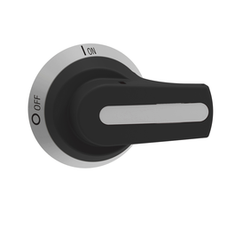 VLSH3S7NBD – Disconnect switch, TeSys VLS, pistol grip handle, 70 mm diameter, screw mounting, black handle, 7 mm shaft, defeatable