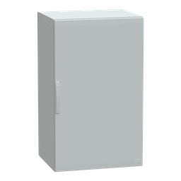 NSYPLA1276G – Floor standing polyester enclosure, Thalassa PLA, plain door, completely sealed, 1250x750x620mm, IP65, IK10