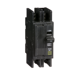 QOU215H5283 – Mini circuit breaker, QOU, 15A, 2 pole, 240VAC, 10kA, ring terminal