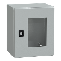 NSYCRN325200T – PanelSeT CRN tspt door w/o mount.plate. H300xW250xD200 IP66 IK08 RAL7035..