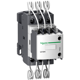 LC1DLKU7 – Capacitor contactor, Tesys Deca, 20kVAR at 400/415V 50Hz, 240V AC 50/60Hz coil, screw clamp terminals