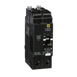 EJB24015 – Mini circuit breaker, E-Frame, 15A, 2 pole, 480Y/277VAC, 100kA max, bolt on
